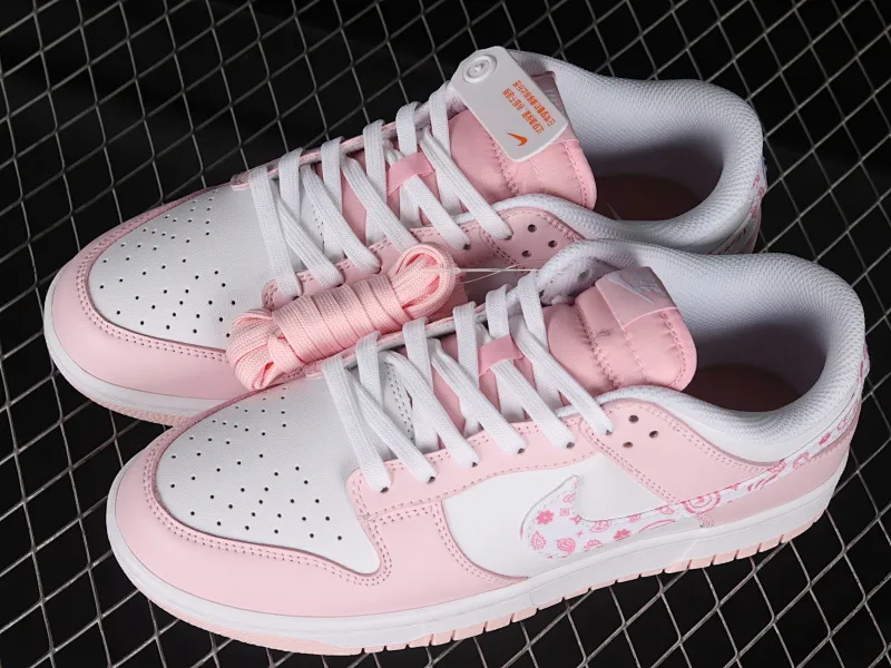 All categories Nk SB Dunk series Nk SB Dunk Low low-top sneakers Nk Dunk Low "Pink Paisley" Sakura pink SB low-top sports and leisure sneakers FD1449-100